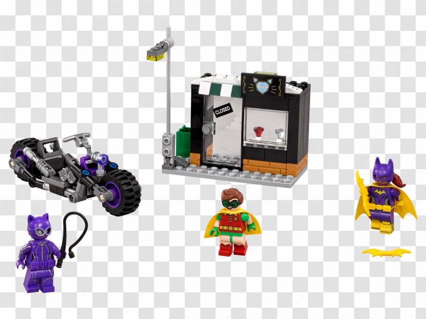 LEGO 70902 THE BATMAN MOVIE Catwoman Catcycle Chase Toy - Lego Movie Transparent PNG