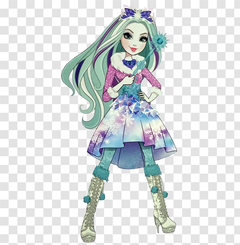 Mattel Ever After High Epic Winter Crystal Doll The Snow Queen Character Winter: Ice Castle Quest - Silhouette - Tree Transparent PNG