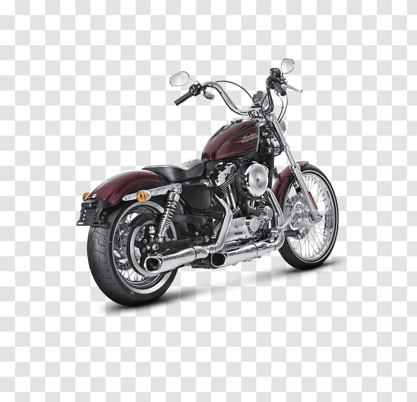 Exhaust System Cruiser Harley-Davidson Sportster Akrapovič - Akrapovi%c4%8d - Motorcycle Transparent PNG