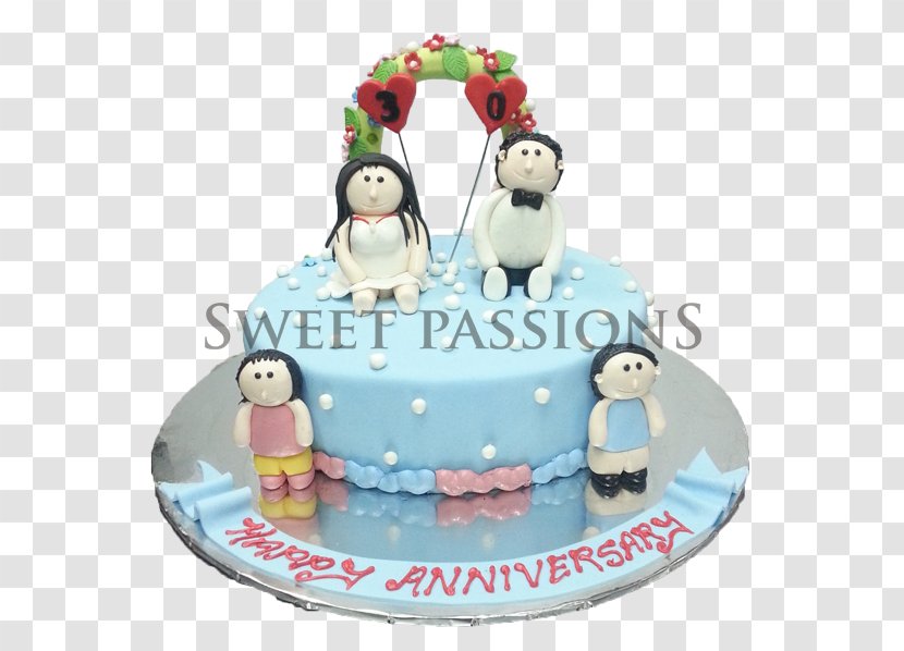 Birthday Cake Sugar Cupcake Bakery - Anniversary Transparent PNG
