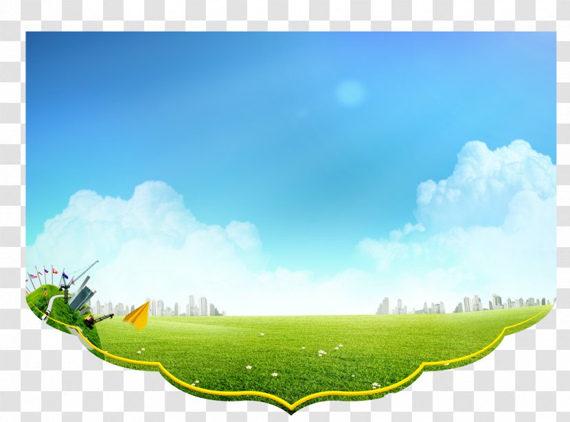 Spring Background Poster - Daytime - Landscape Transparent PNG