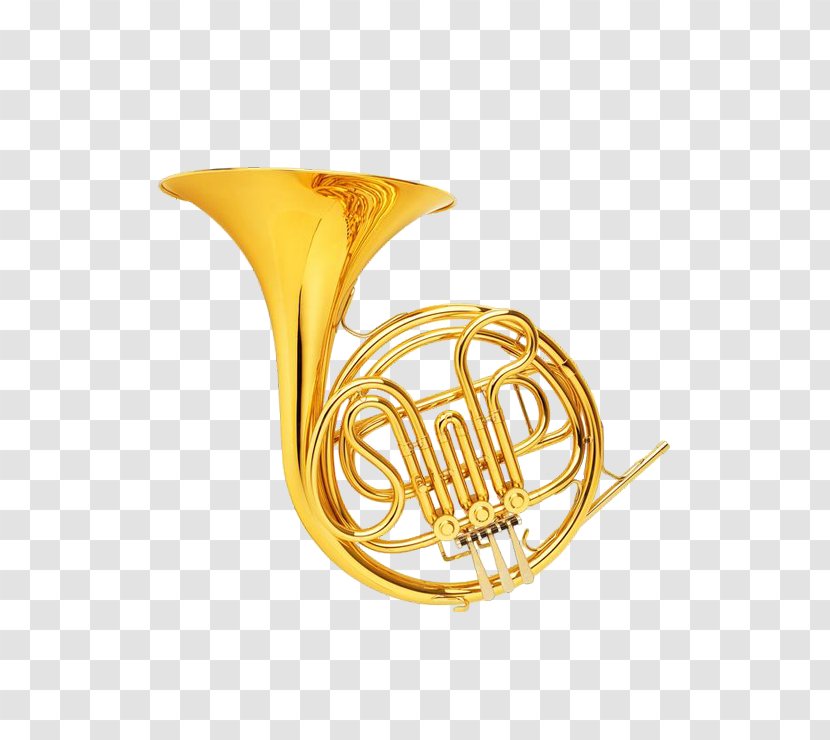 Musical Instrument Trumpet Brass Trombone - Silhouette - Golden Horn Transparent PNG