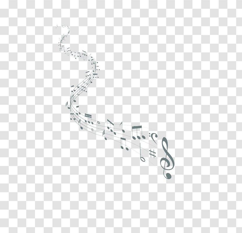 Melody Musical Note - Heart - Notes Strip Transparent PNG