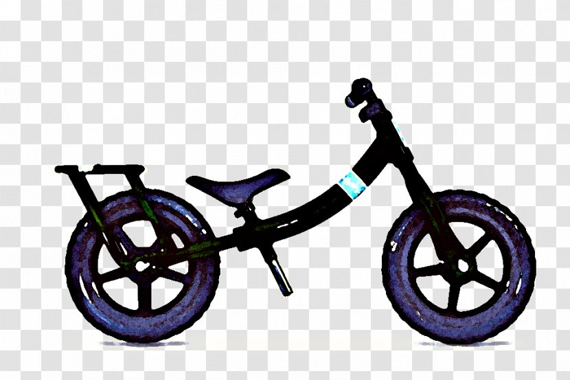 Violet Frame - Pedal - Bicycle Fork Transparent PNG