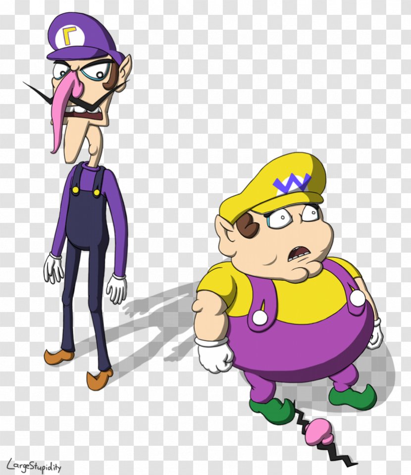 Wario Clip Art Super Smash Bros. Brawl Illustration Video Games - Royaltyfree - Barely Poster Transparent PNG