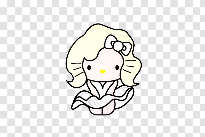 Hello Kitty Cat Sanrio Tattoo - Cartoon - Cute Transparent PNG