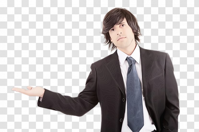 Suit White-collar Worker Standing Male Gesture - Tie - Business Transparent PNG