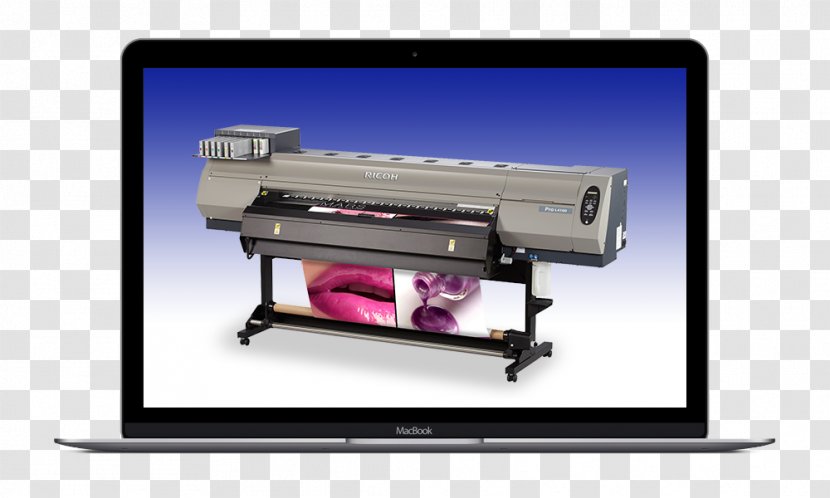 Ricoh Wide-format Printer Printing Business - Advertising Transparent PNG