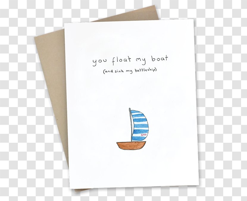 Paper Greeting & Note Cards Boat Float - Infant - Floating Transparent PNG