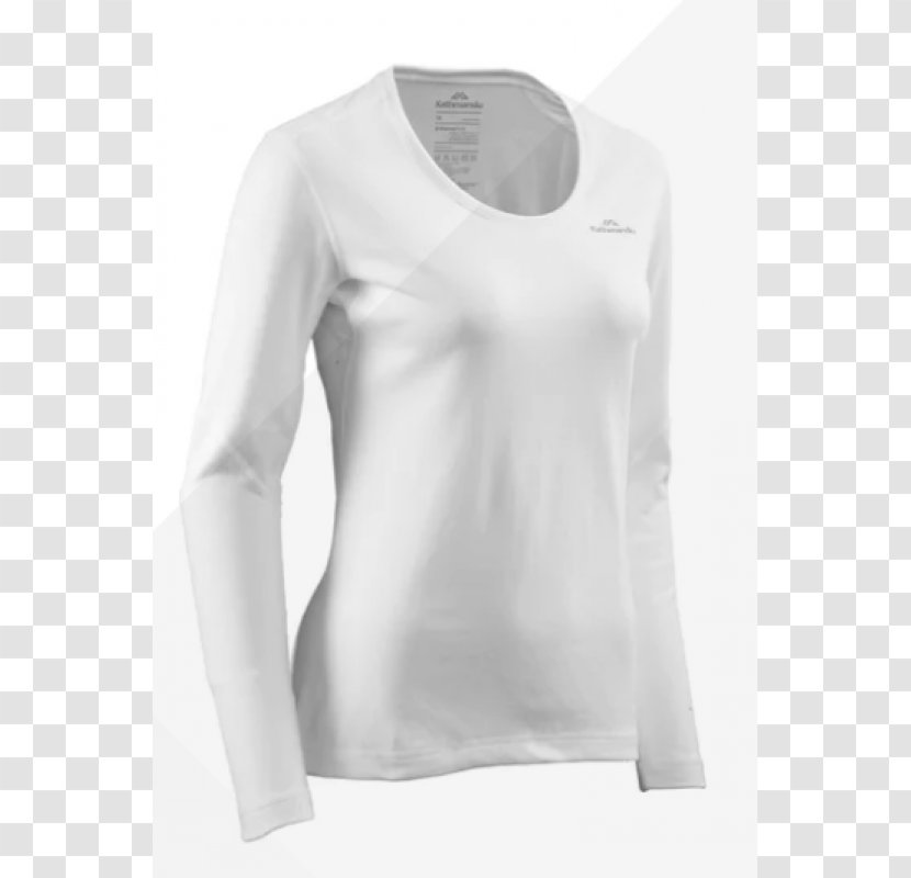 Long-sleeved T-shirt Top - Scoop Neck Transparent PNG