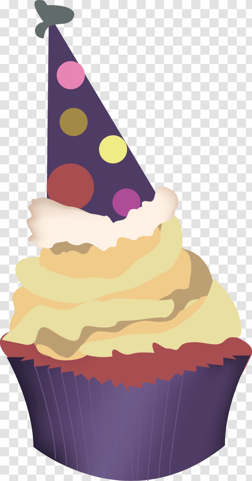 Cupcake Birthday Cake Bakery Muffin Chocolate - Layer - Vector Transparent PNG