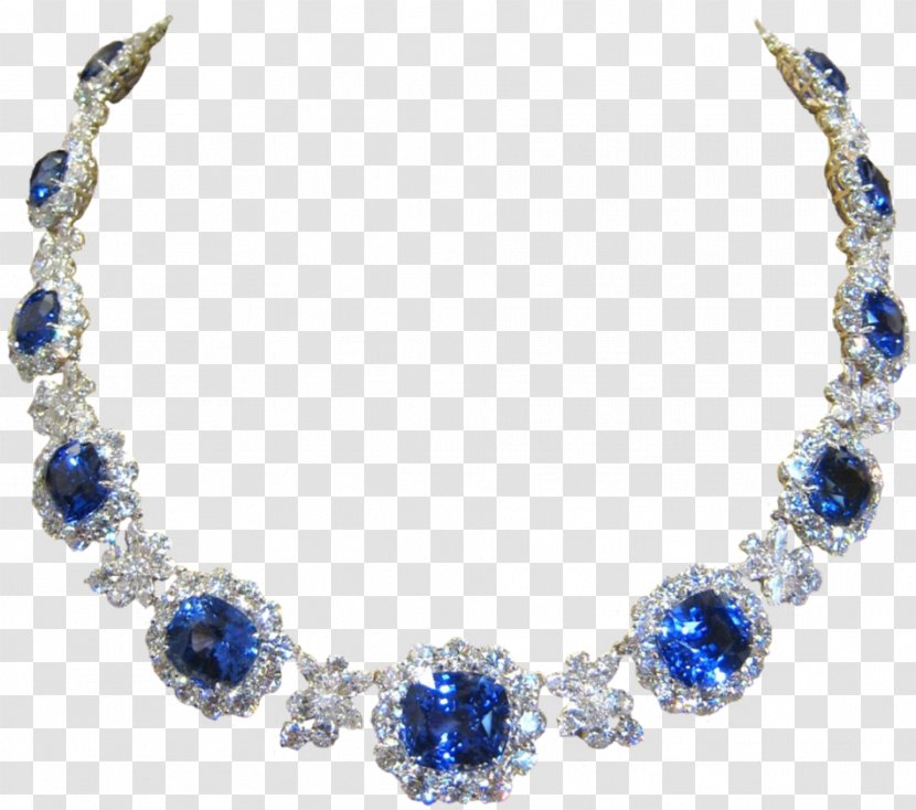 Sapphire Necklace Jewellery Diamond Bracelet - Gemstone Transparent PNG