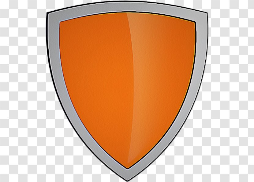 Design Shield - Orange - Emblem Transparent PNG