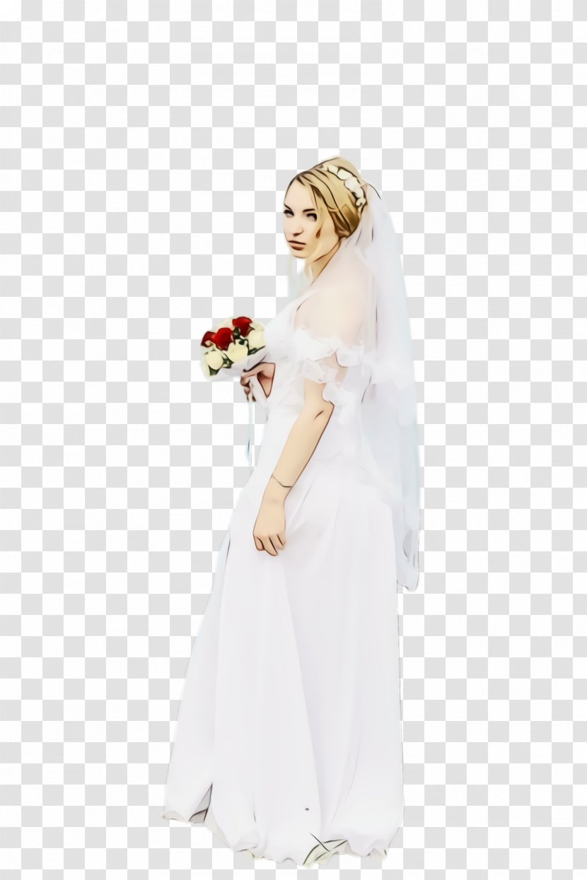 Wedding Flower Background - Bridal Veil - Plant Figurine Transparent PNG