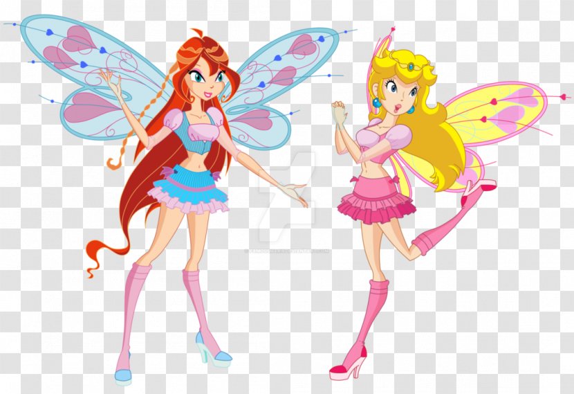 Bloom Princess Daisy Peach Winx Believix - Fairy Transparent PNG