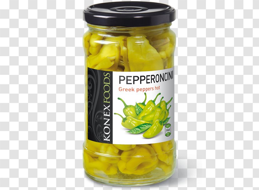 Peperoncino Relish Vegetarian Cuisine Pickling Friggitello - Vegetable - Pepperoncini Peppers Transparent PNG