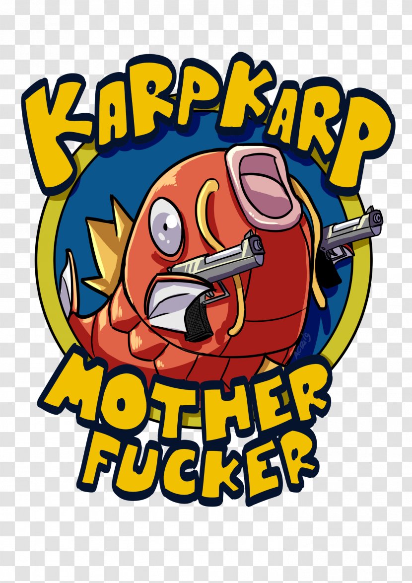 Motherfucker Magikarp T-shirt Clip Art - Recreation Transparent PNG