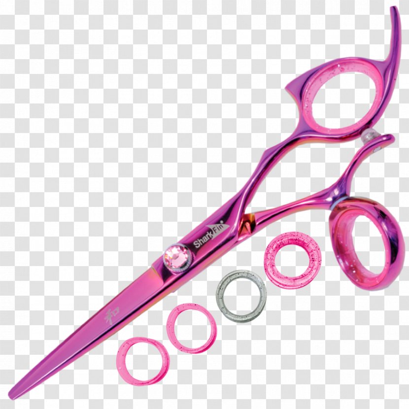 Hair-cutting Shears Scissors Shark Hairdresser - Hairstyle Transparent PNG