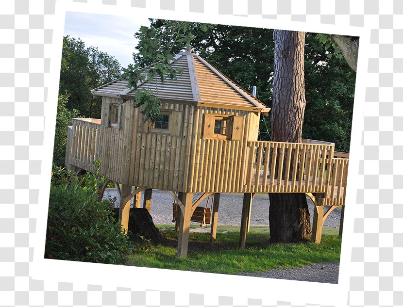 Tree House Child Shed - Cottage - Lakeside Trees Transparent PNG