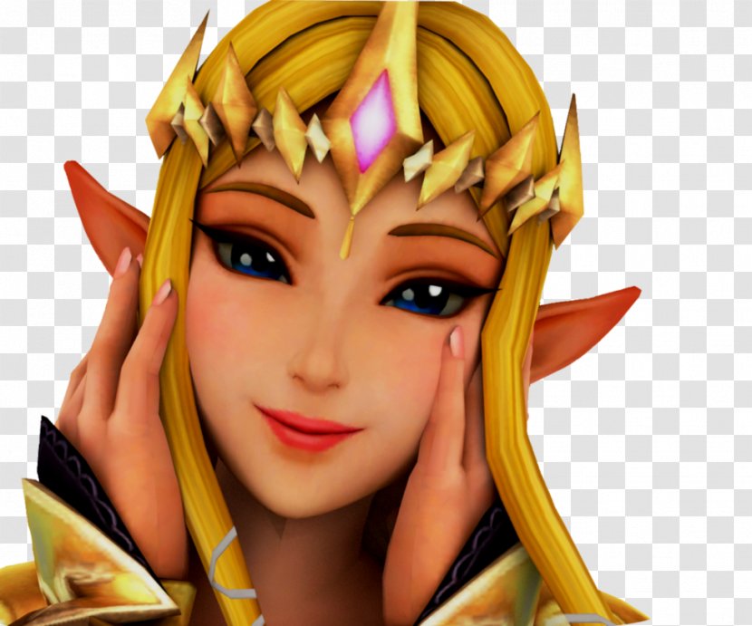 Hyrule Warriors Princess Zelda Link Universe Of The Legend Wii U - Frame - Woman Explaining Transparent PNG
