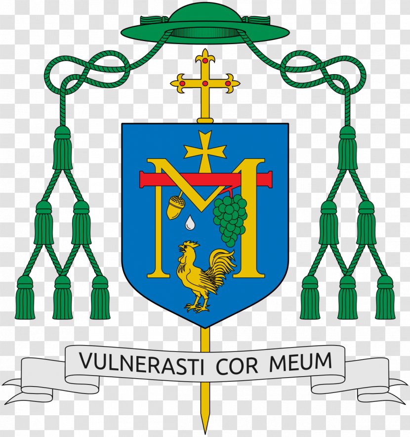 Bishop Coat Of Arms Catholic Diocese Santa Rosa Chancery Ecclesiastical Heraldry - Guido De Philippis Transparent PNG