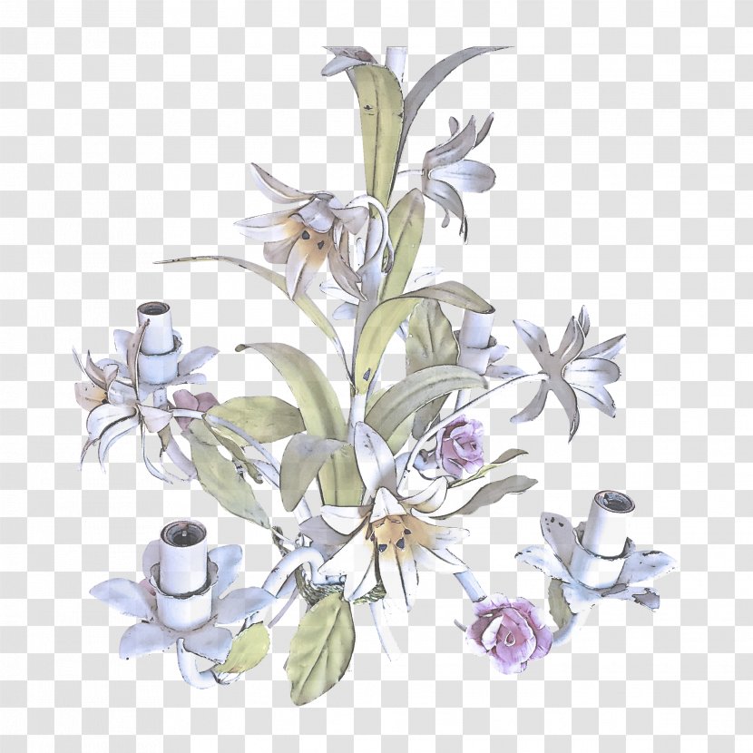 Flower Plant Flowering Lily Delphinium - Lobelia Wildflower Transparent PNG