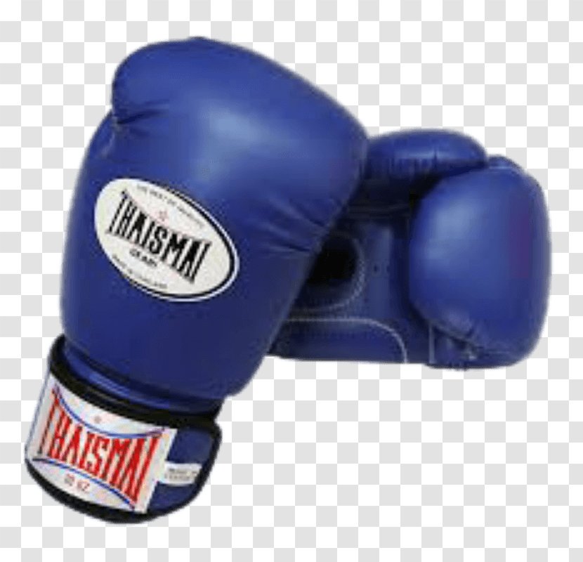 Boxing Glove Blue Black Green - Sports Equipment Transparent PNG