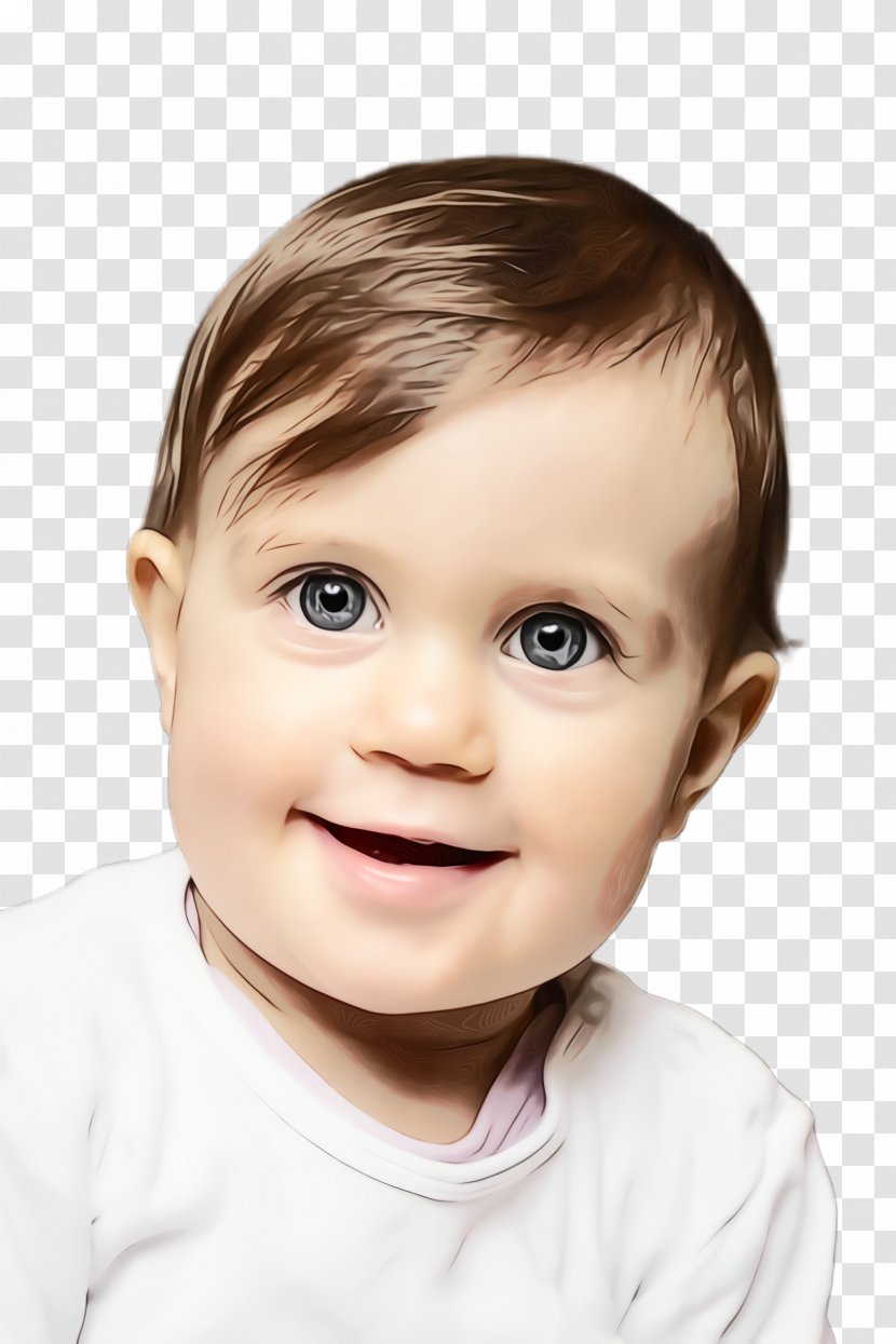 Face Child Hair Cheek Facial Expression - Nose - Skin Transparent PNG