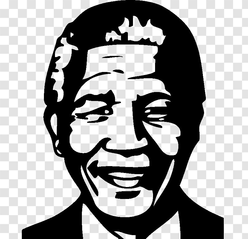 South Africa Apartheid Malcolm X Free Nelson Mandela Clip Art - Monochrome Photography Transparent PNG