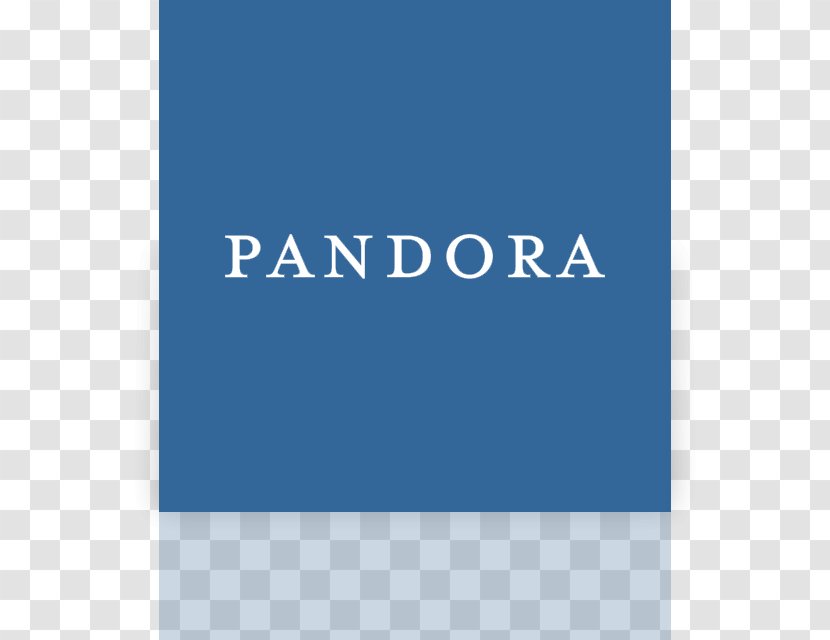 Electric Blue Logo Brand Font - Pandora Transparent PNG