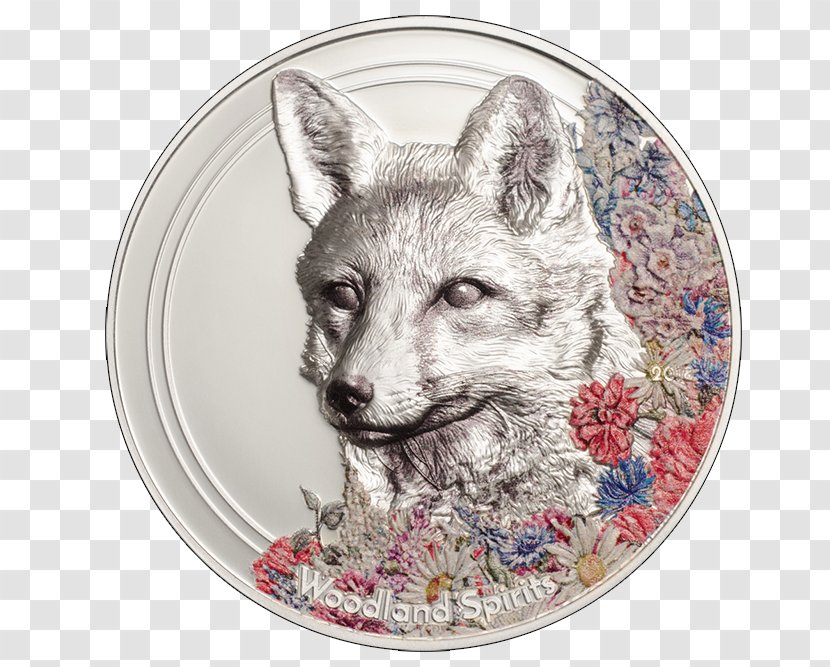 Wildlife Of Mongolia 2018 Mongolian Tögrög Coin - Dog Like Mammal - Woodland Fox Transparent PNG