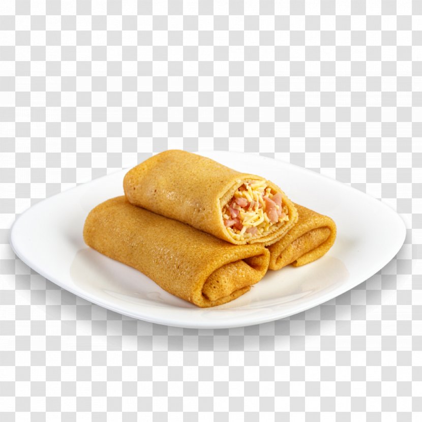 Breakfast Spring Roll Pancake Rissole Egg - Cuisine Transparent PNG