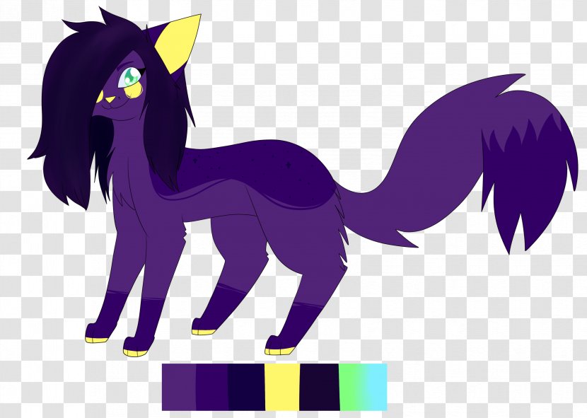 Pony Cat Mustang Pack Animal Mane - Dog - Purple Dream Transparent PNG