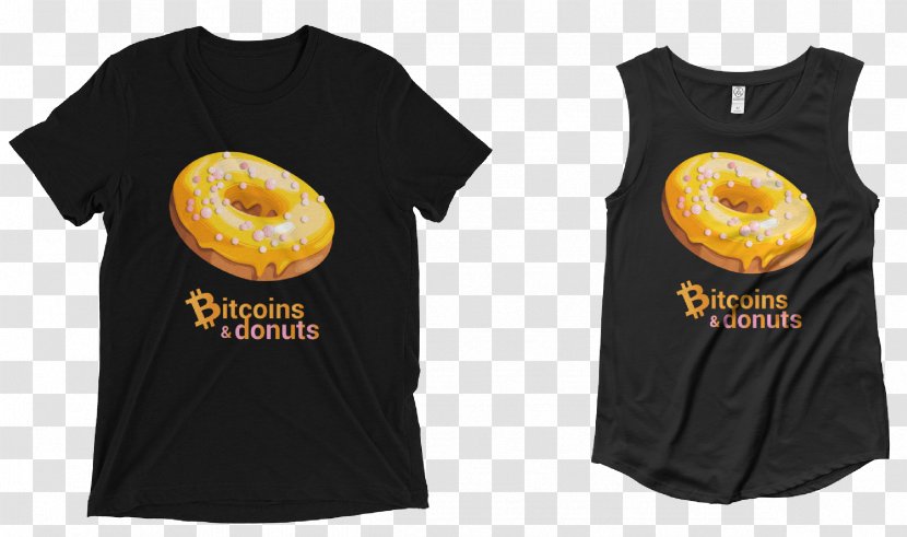 T-shirt Donuts Bitcoin Cryptocurrency CryptoCoinsNews - Tshirt - Shirt Transparent PNG