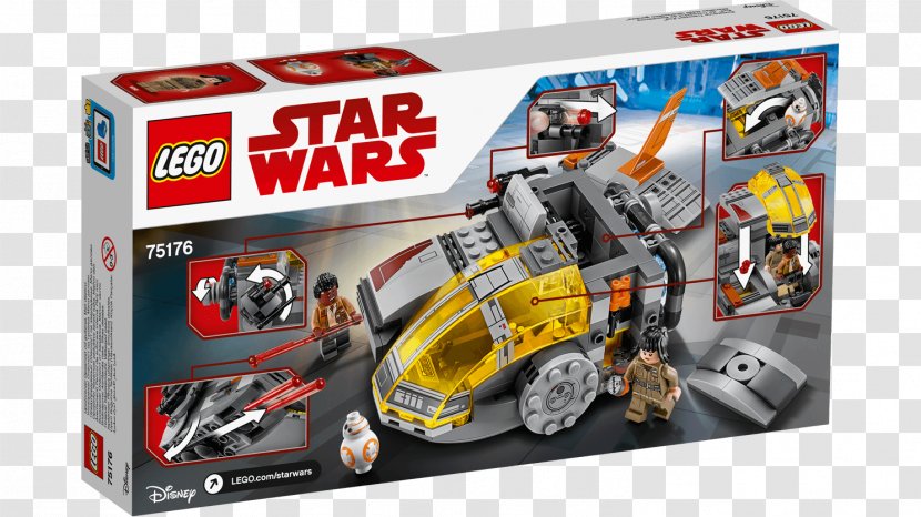 Finn Lego Star Wars BB-8 LEGO 75176 Wars: Resistance Transport Pod - The Last Jedi - Stormtrooper Transparent PNG