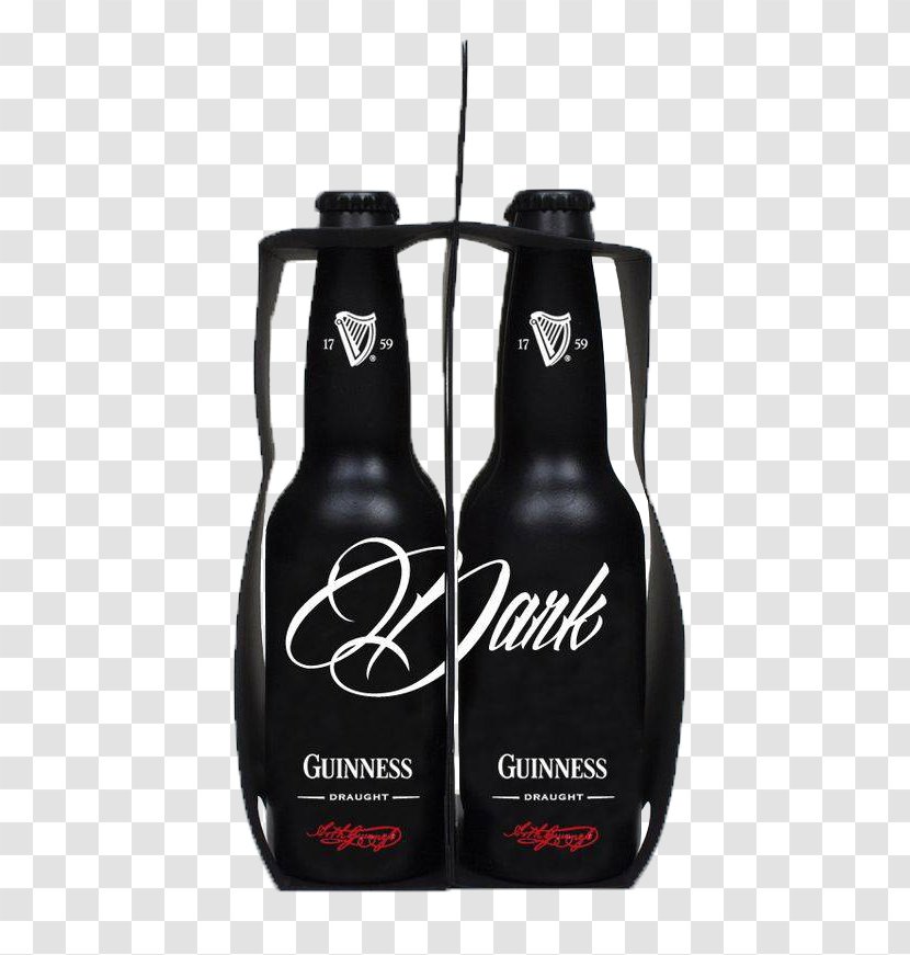 Beer Guinness Wine Schwarzbier Bottle - Personalized Transparent PNG