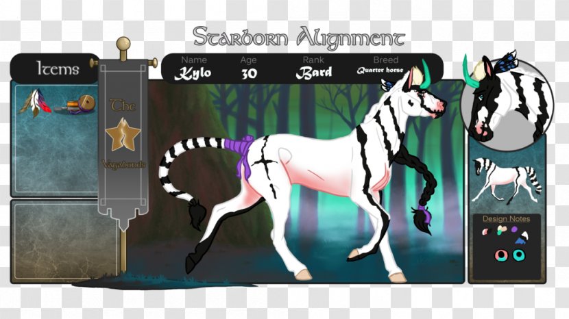Horse Character Fiction Video Game - Like Mammal Transparent PNG