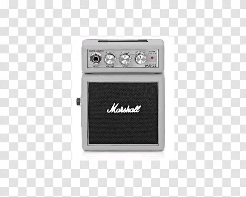 Guitar Amplifier Marshall MS-2 Amplification - Watercolor Transparent PNG