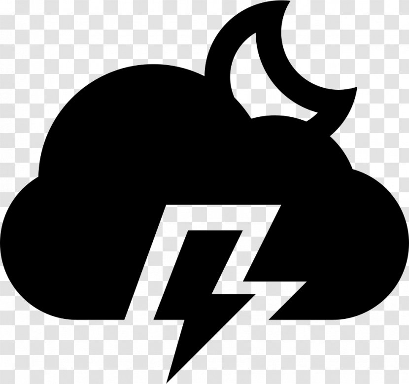Thunderstorm Meteorology Rain Severe Weather - Black And White - Storm Transparent PNG