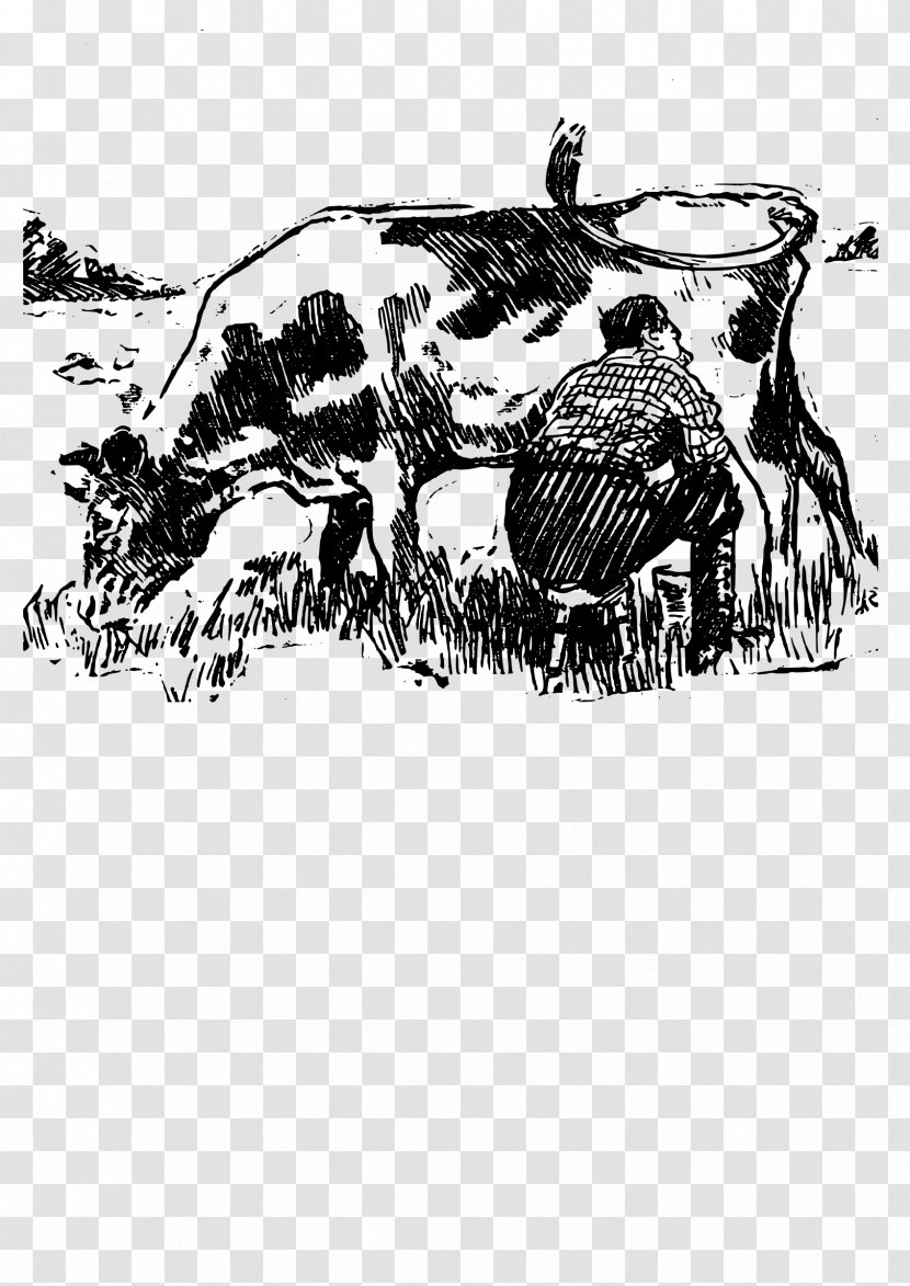 Milk Cattle - Cow Transparent PNG