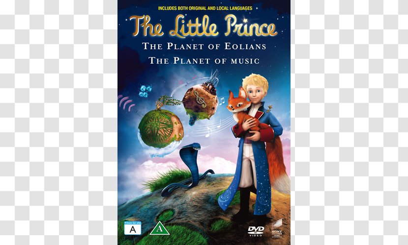 The Little Prince Animated Film Fox DVD Rose - Action Figure - Planet Transparent PNG