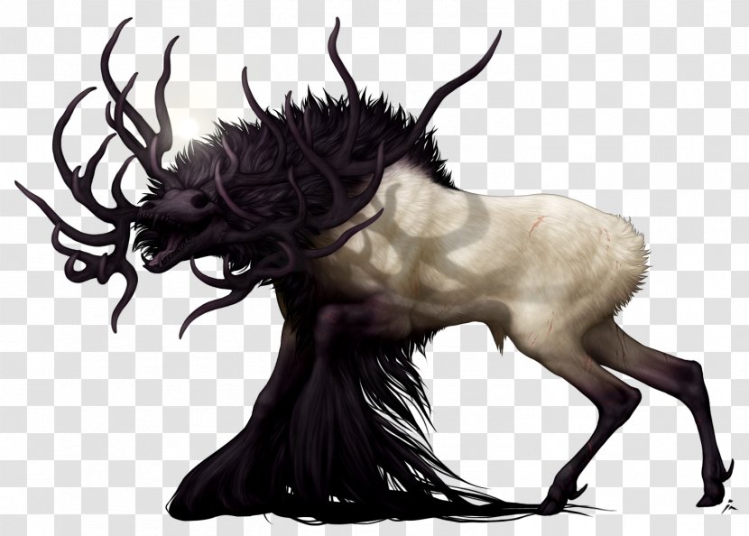 Reindeer Cattle Wildlife Mammal Legendary Creature - Sadio Man%c3%a9 Transparent PNG