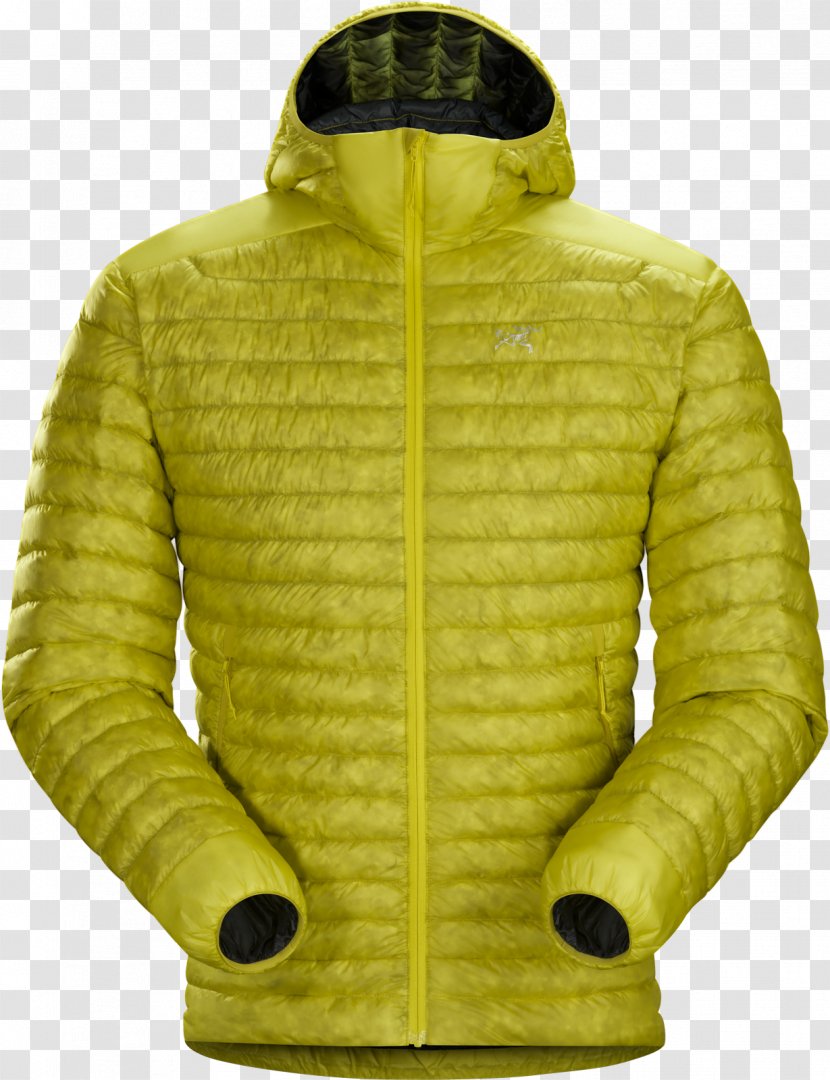Hoodie Arc'teryx Jacket Clothing Down Feather - Sporting Life Transparent PNG