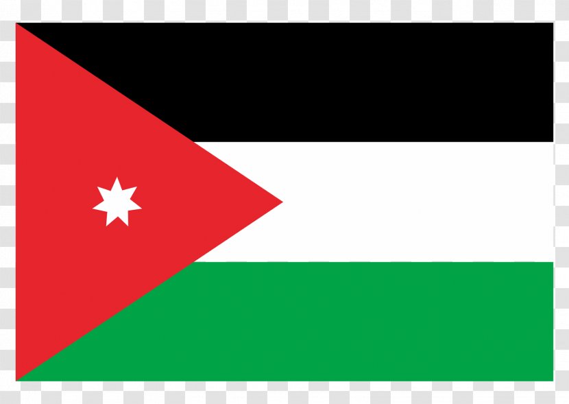 Flag Of Jordan National Emirate Transjordan - Logo Transparent PNG
