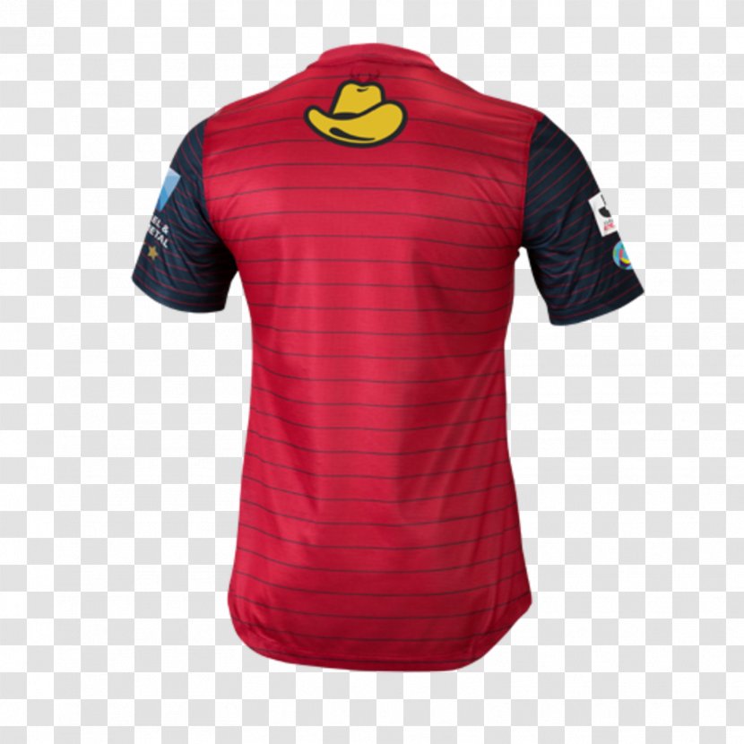 T-shirt Tennis Polo Sleeve Shirt - Red Transparent PNG
