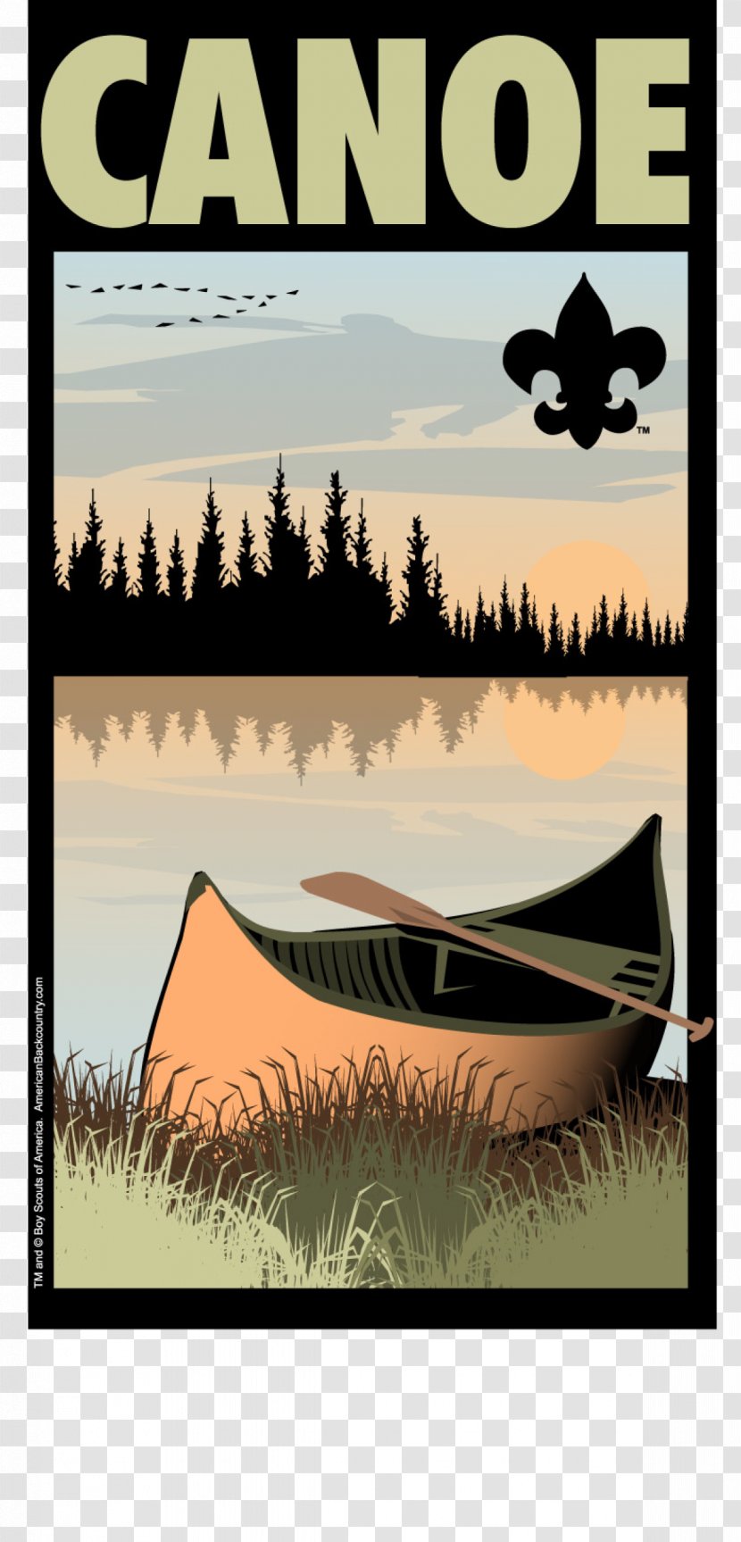 Product Design Stock Photography Poster - Cartoon - Canoe Clipart Transparent PNG