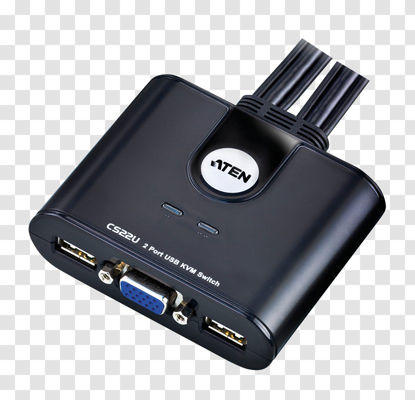 KVM Switches ATEN International Computer Port USB Network Switch - Hardware Transparent PNG