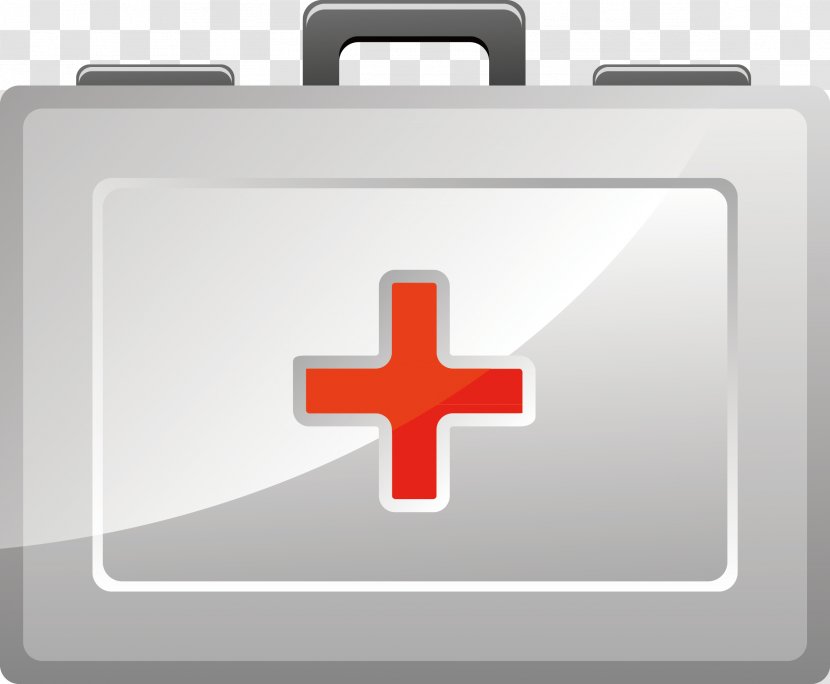 Health Care Medicine Nurse - Therapy - Red Cross Box Element Transparent PNG