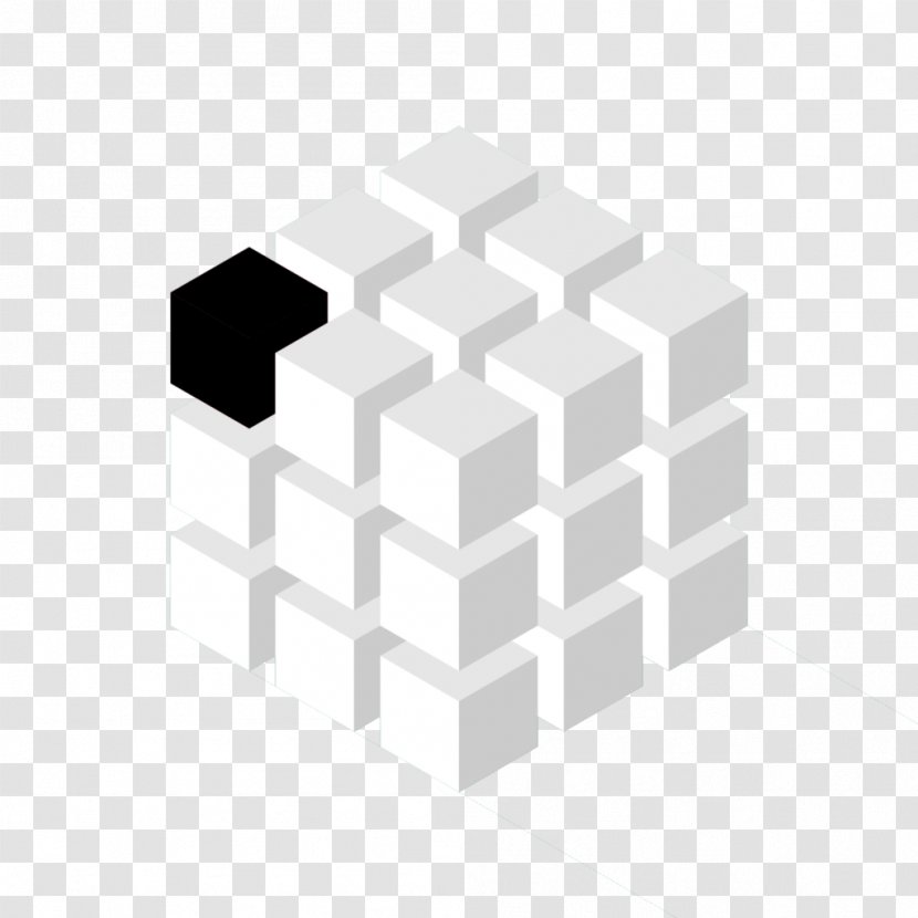Cube Square Angle Symmetry - Blocks Transparent PNG