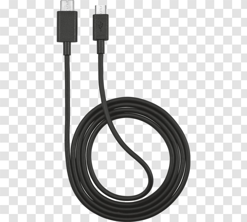 Laptop USB-C Micro-USB Electrical Cable Transparent PNG